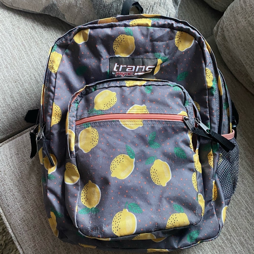Trans JanSport backpack 17” lemon